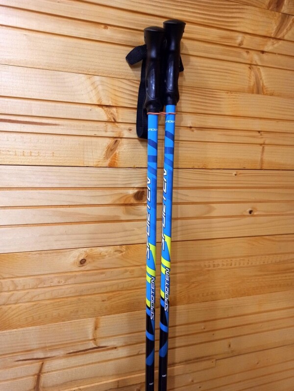 NOVÉ PALICE SPORTEN BLACK-BLUE 130CM